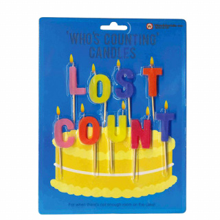 Набор свечей для торта "Lost Count"