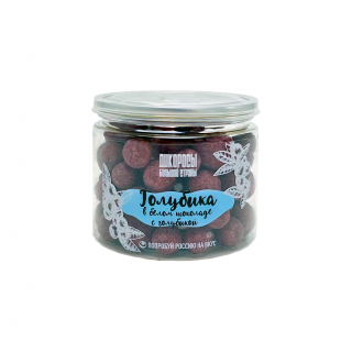 Голубика в белом шоколаде 80гр, 150мл ПЭТ банка ДБС