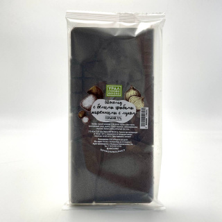 Шоколад с белыми грибами жаренными с луком горький 72% 80 гр УСВ Шоколад с белыми грибами жаренными с луком горький 72% 80 гр УСВ