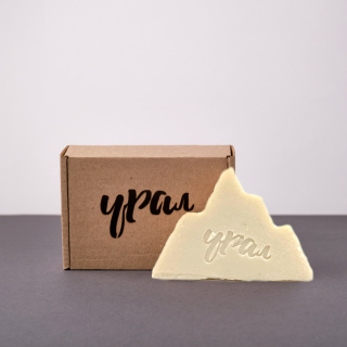 Мыло "Горы" в крафт коробке 100 гр производствоЕль