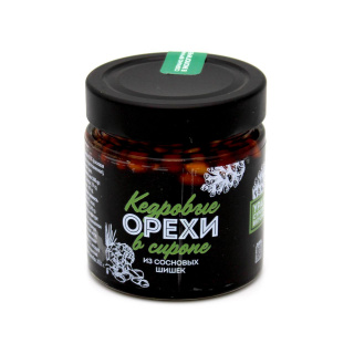 Кедровые орехи в сиропе из сосновых шишек 240гр УСВ Кедровые орехи в сиропе из сосновых шишек 240гр УСВ