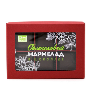 Мармелад облепиховый в шоколаде "УРАЛ.СуровоВкусно" 210гр