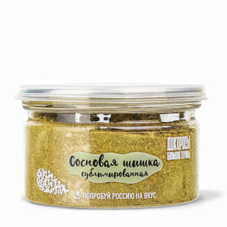 Сосновая шишка сублимированная, пудра 20гр (50мл) ПЭТ банка ДБС Сосновая шишка сублимированная, пудра 20гр (50мл) ПЭТ банка ДБС