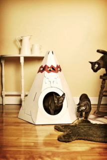 Игровой  домик для кошек Teepee