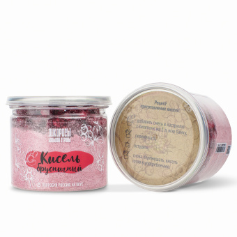 Кисель брусничный 98гр ПЭТ банка ДБС