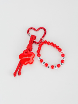 Брелок Москвичка на карабине с подвесами