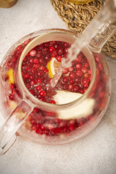 Брусничный чай с имбирем и лимоном 15гр (150мл) ПЭТ банка ДБС