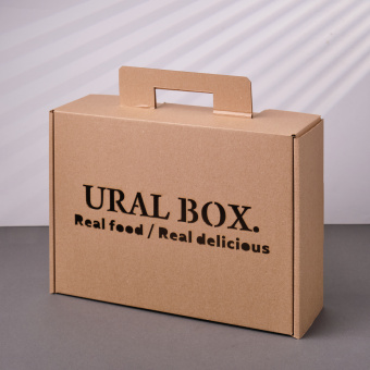 Коробка "ЧЕМОДАНЧИК Урал вкусно "  производствоЕль