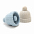 Набор пробок для бутылки Beanie голубой/серый МВ6724