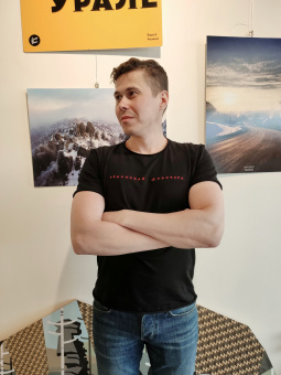 Футболка "Уральская диаспора" черный  производствоЕль