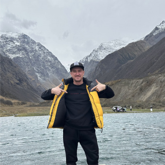 Свитшот "Уральская диаспора" черный, размер 2XL