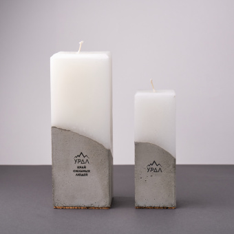 Свеча бетон "Урал" в коробке  производствоЕль